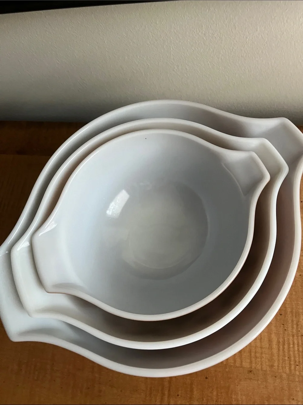Better hurry! Vintage Pyrex-Style Mixing Bowls Set. I’m moving soon!